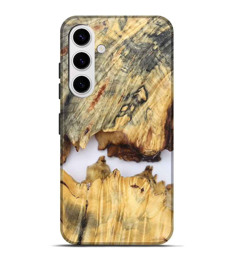 Galaxy S25 Plus Wood Live Edge Phone Case - Kip (Clear, 827232)