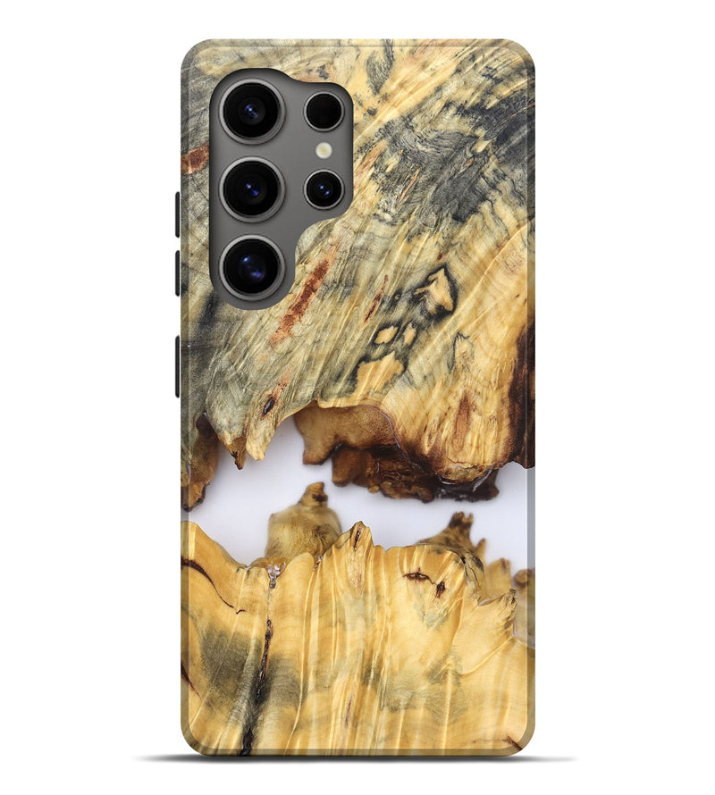 Galaxy S25 Ultra Wood Live Edge Phone Case - Kip (Clear, 827232)