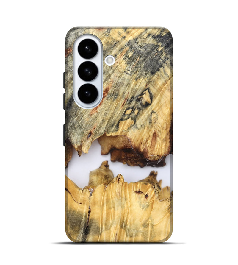Galaxy S26 Wood Live Edge Phone Case - Kip (Clear, 827232)