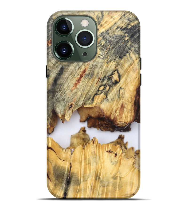 iPhone 13 Pro Max Wood Live Edge Phone Case - Kip (Clear, 827232)