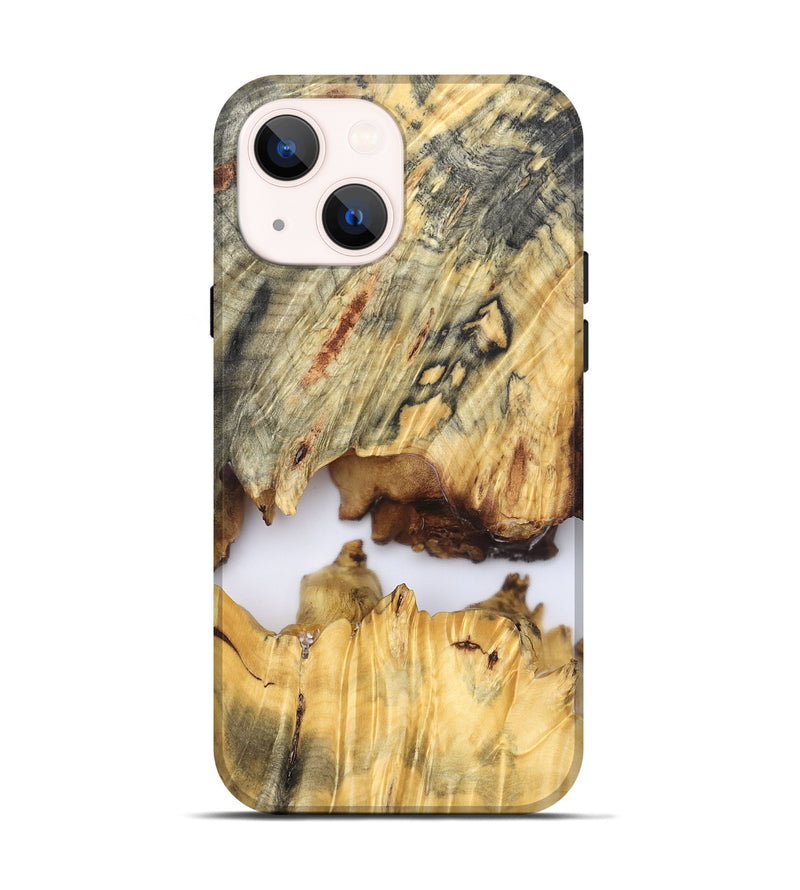 iPhone 14 Wood Live Edge Phone Case - Kip (Clear, 827232)