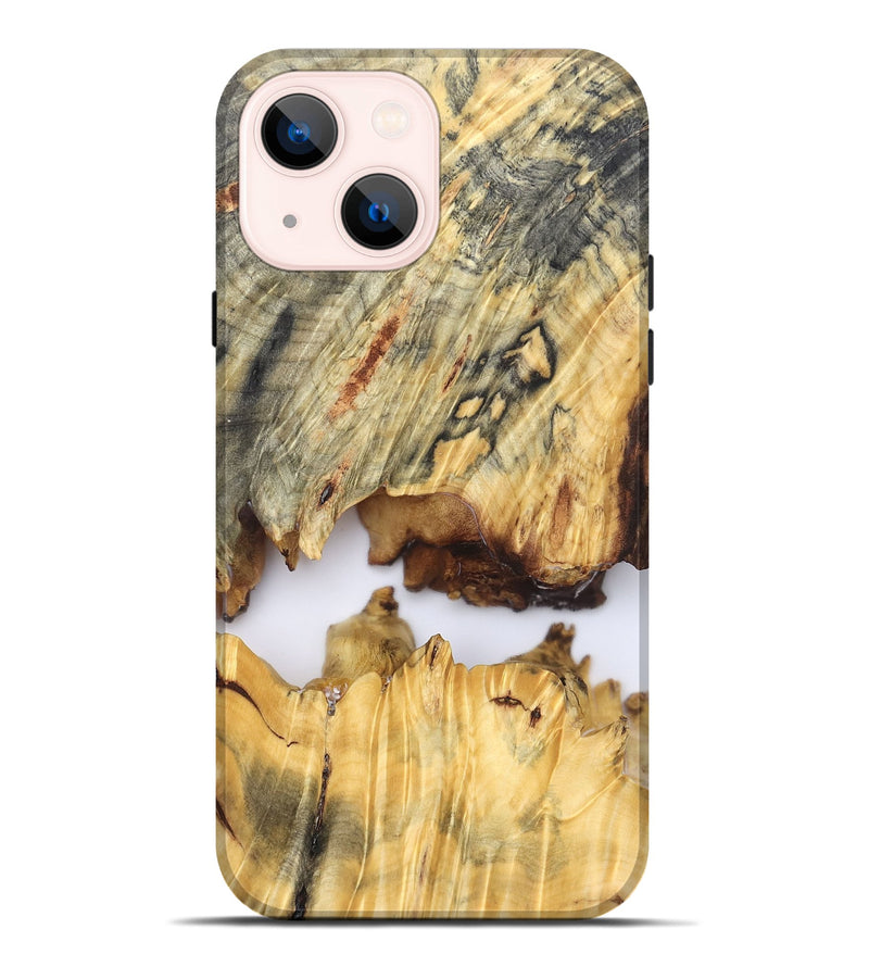 iPhone 14 Plus Wood Live Edge Phone Case - Kip (Clear, 827232)