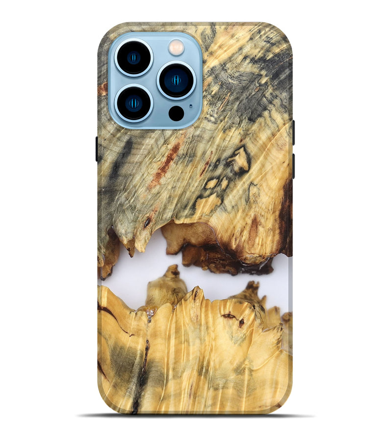 iPhone 14 Pro Max Wood Live Edge Phone Case - Kip (Clear, 827232)