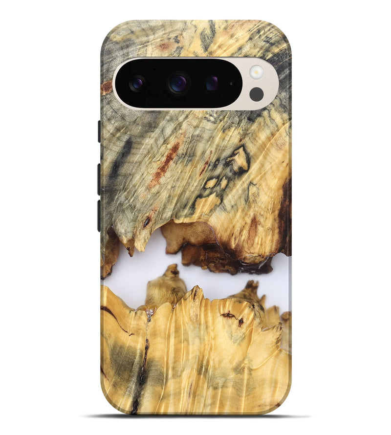 Pixel 10 Pro XL Wood Live Edge Phone Case - Kip (Clear, 827232)