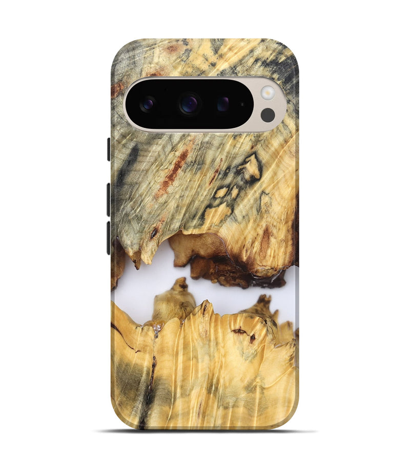 Pixel 9 Wood Live Edge Phone Case - Kip (Clear, 827232)