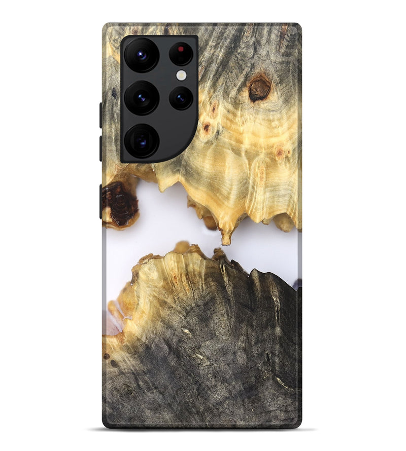 Galaxy S22 Ultra Wood Live Edge Phone Case - Gina (Clear, 827234)