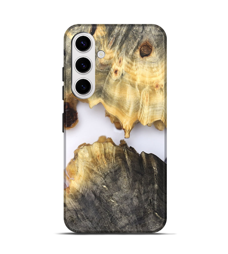 Galaxy S25 Wood Live Edge Phone Case - Gina (Clear, 827234)