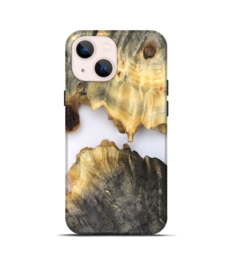 iPhone 13 mini Wood Live Edge Phone Case - Gina (Clear, 827234)