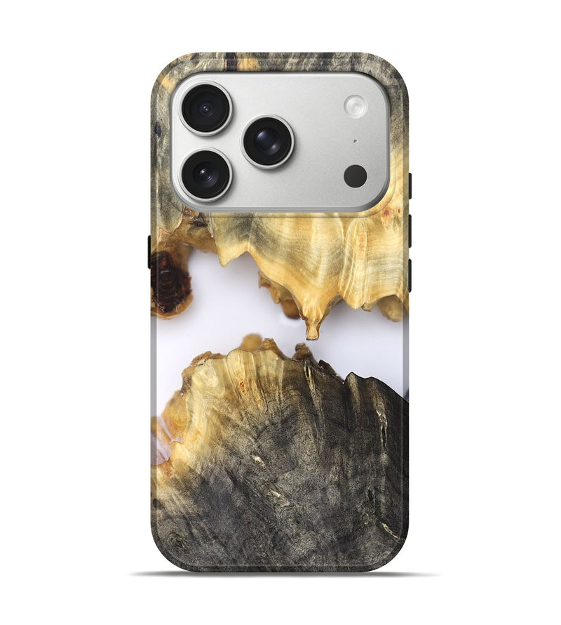 iPhone 17 Pro Wood Live Edge Phone Case - Gina (Clear, 827234)