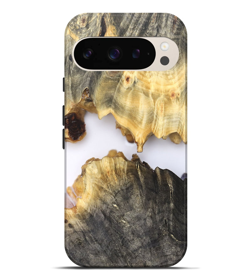 Pixel 9 Pro XL Wood Live Edge Phone Case - Gina (Clear, 827234)