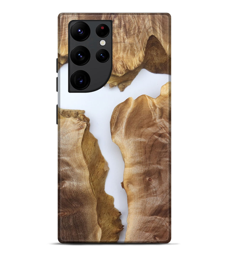 Galaxy S22 Ultra Wood Live Edge Phone Case - Henery (Clear, 827236)