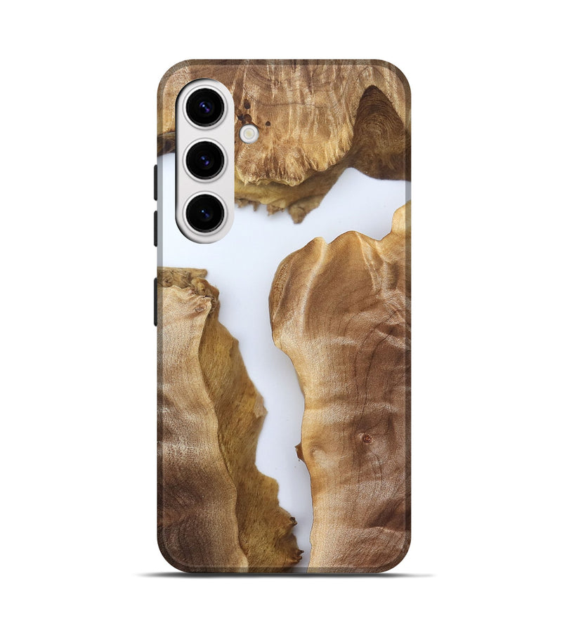 Galaxy S25 Wood Live Edge Phone Case - Henery (Clear, 827236)