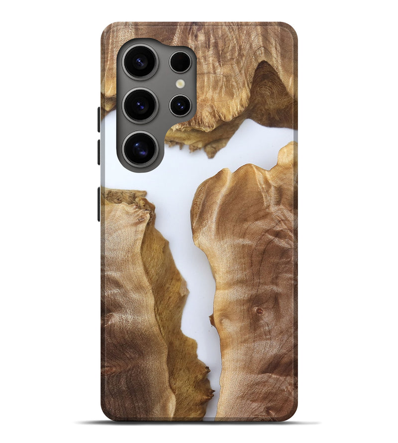 Galaxy S25 Ultra Wood Live Edge Phone Case - Henery (Clear, 827236)