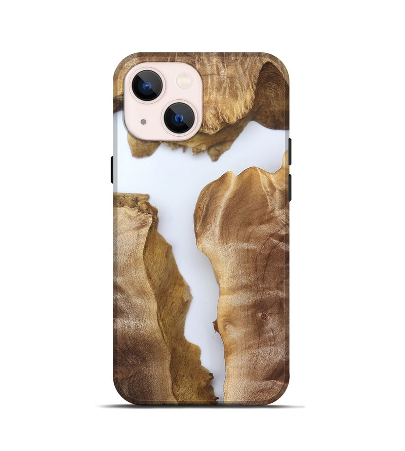 iPhone 13 mini Wood Live Edge Phone Case - Henery (Clear, 827236)