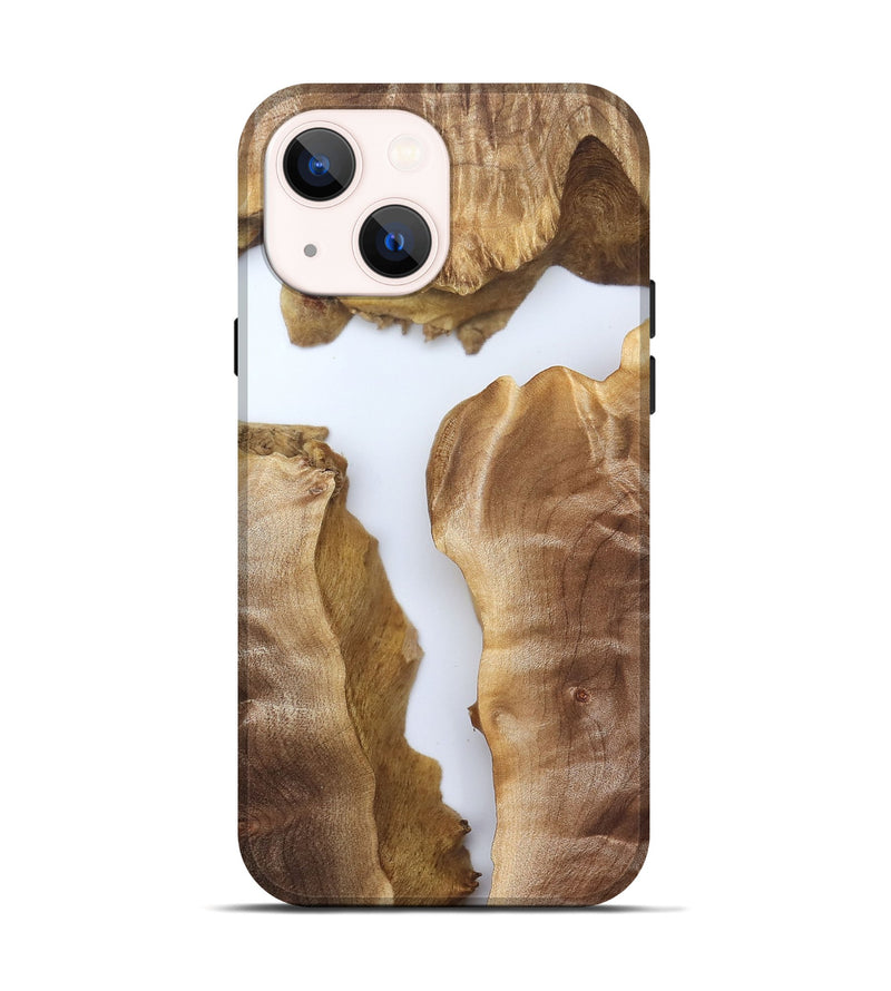iPhone 14 Wood Live Edge Phone Case - Henery (Clear, 827236)