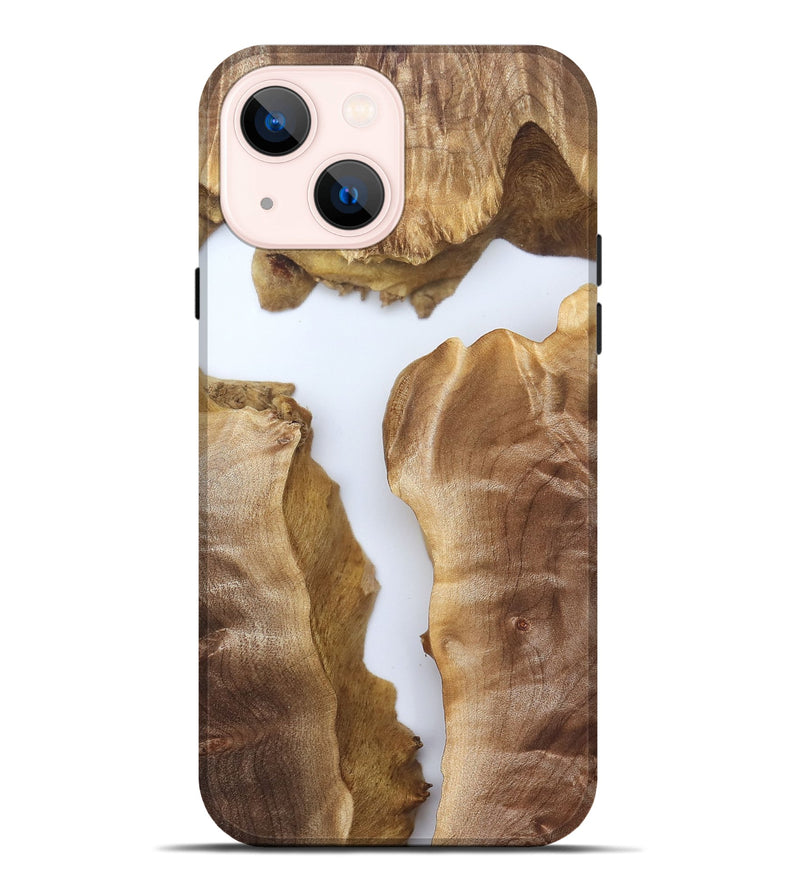 iPhone 14 Plus Wood Live Edge Phone Case - Henery (Clear, 827236)