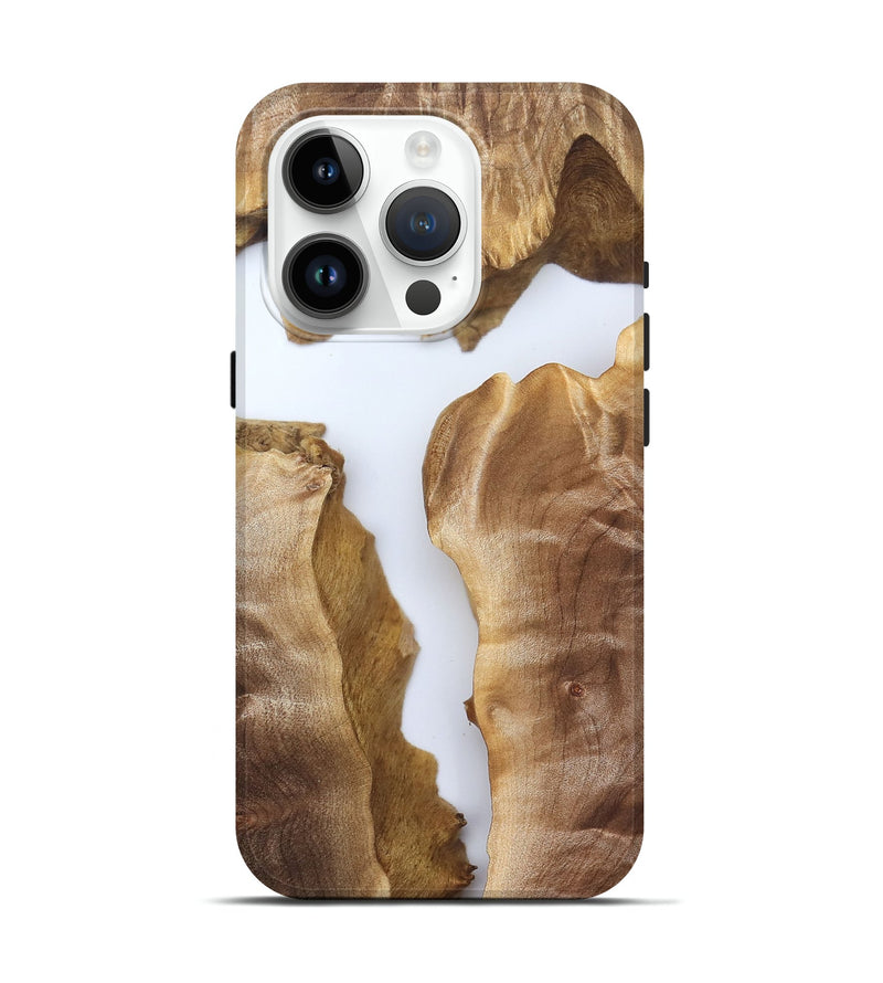 iPhone 15 Pro Wood Live Edge Phone Case - Henery (Clear, 827236)