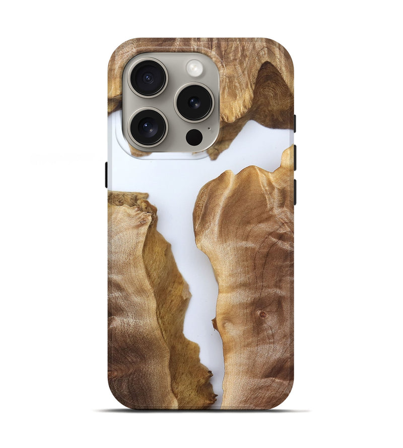 iPhone 16 Pro Wood Live Edge Phone Case - Henery (Clear, 827236)