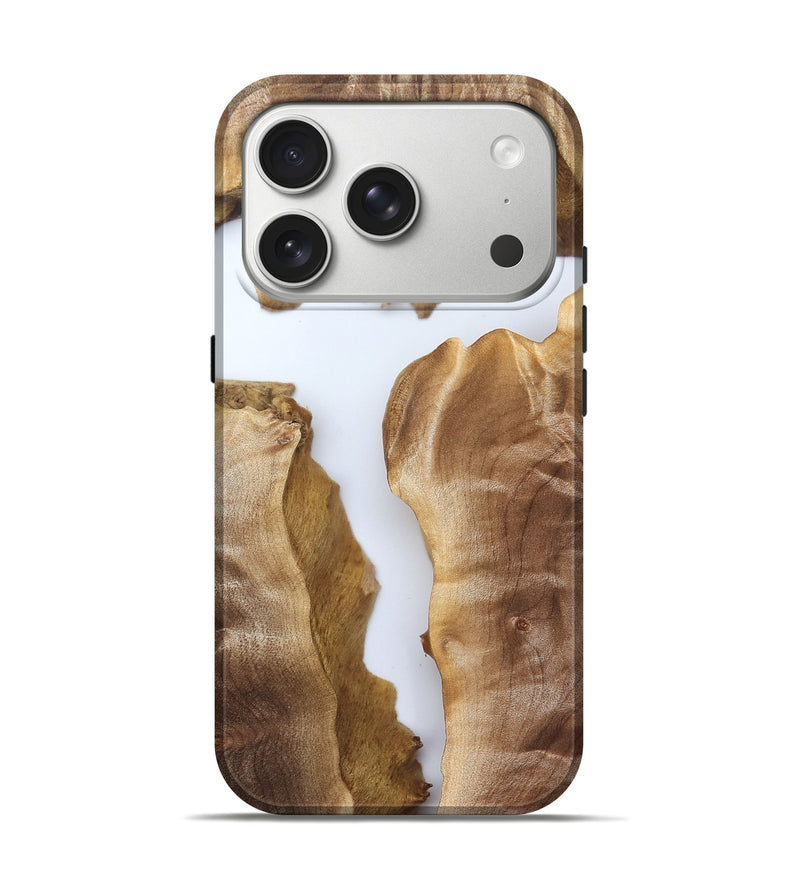 iPhone 17 Pro Wood Live Edge Phone Case - Henery (Clear, 827236)