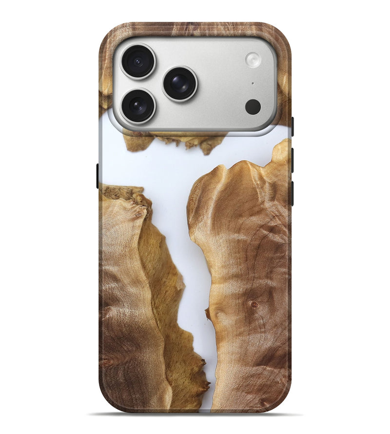 iPhone 17 Pro Max Wood Live Edge Phone Case - Henery (Clear, 827236)