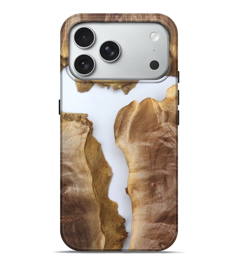 iPhone 18 Pro Max Wood Live Edge Phone Case - Henery (Clear, 827236)