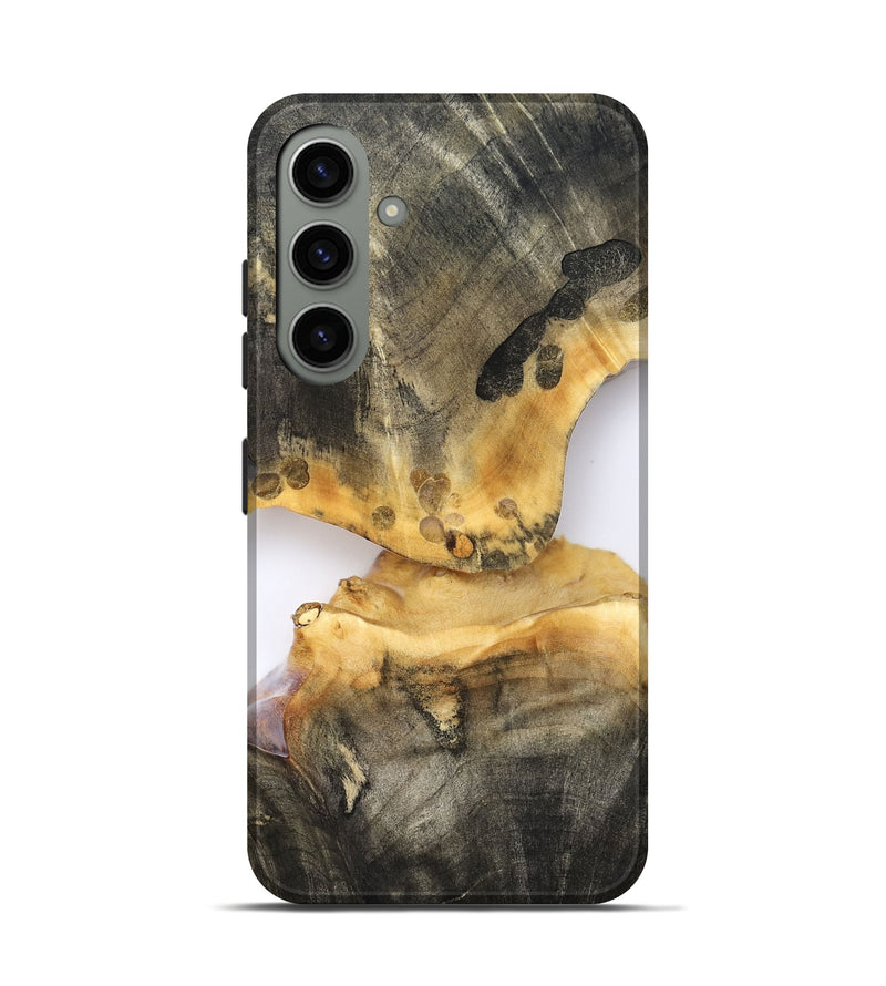 Galaxy S24 Wood Live Edge Phone Case - Bishop (Clear, 827237)