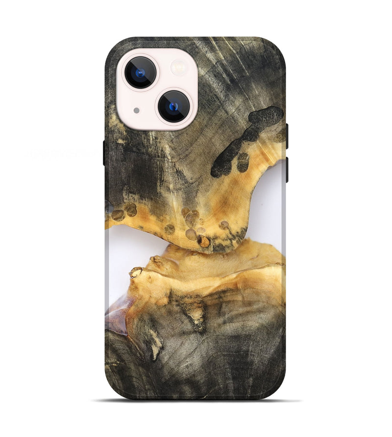 iPhone 13 Wood Live Edge Phone Case - Bishop (Clear, 827237)