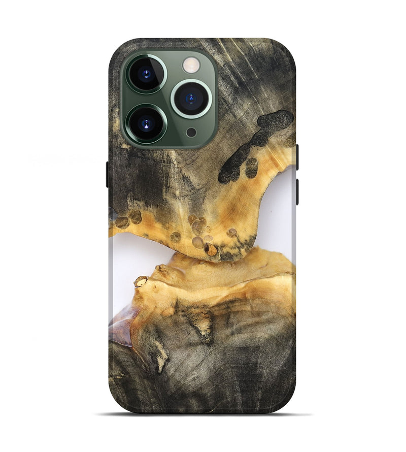 iPhone 13 Pro Wood Live Edge Phone Case - Bishop (Clear, 827237)