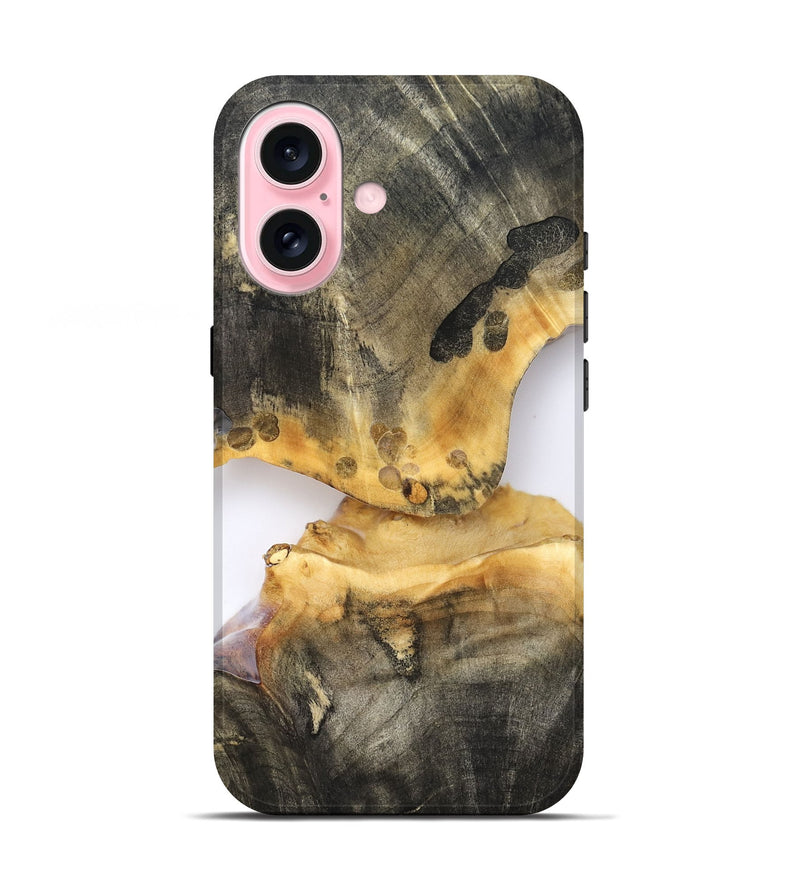 iPhone 17 Wood Live Edge Phone Case - Bishop (Clear, 827237)