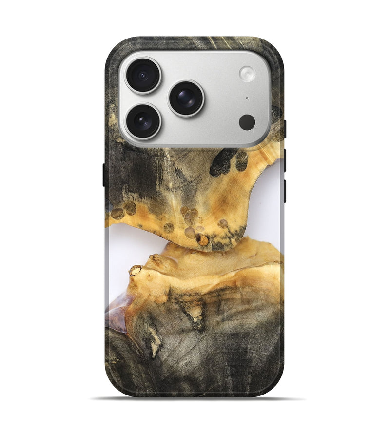 iPhone 17 Pro Wood Live Edge Phone Case - Bishop (Clear, 827237)