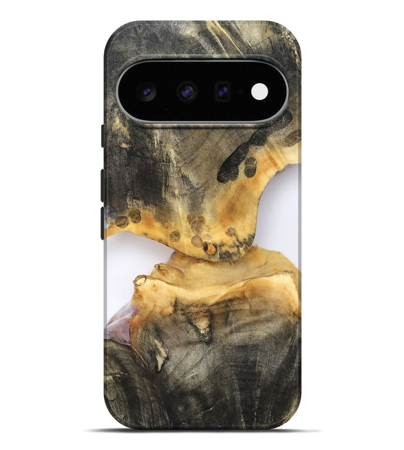 Pixel 11 Pro XL Wood Live Edge Phone Case - Bishop (Clear, 827237)