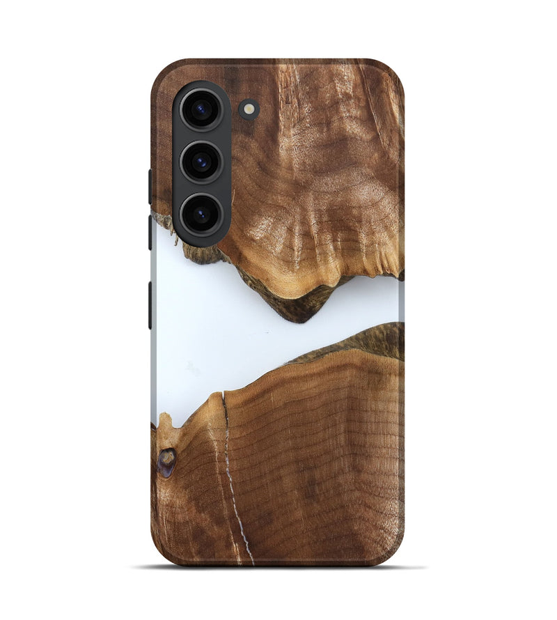 Galaxy S23 Wood Live Edge Phone Case - Matteo (Clear, 827241)