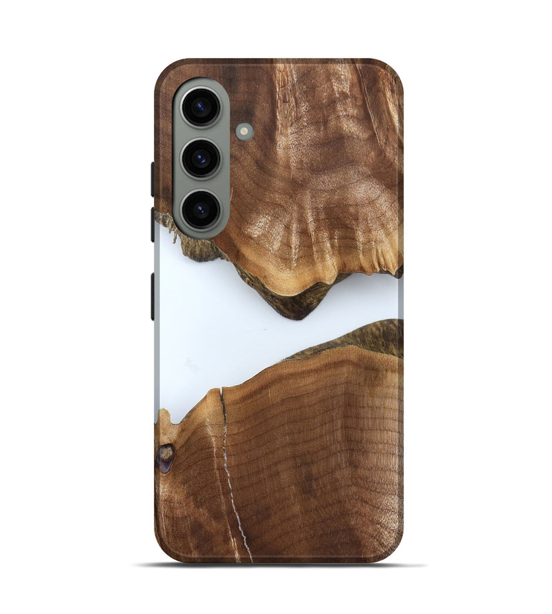 Galaxy S24 Wood Live Edge Phone Case - Matteo (Clear, 827241)