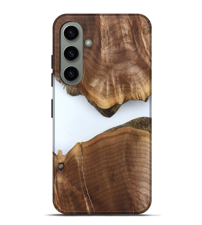 Galaxy S24 Plus Wood Live Edge Phone Case - Matteo (Clear, 827241)