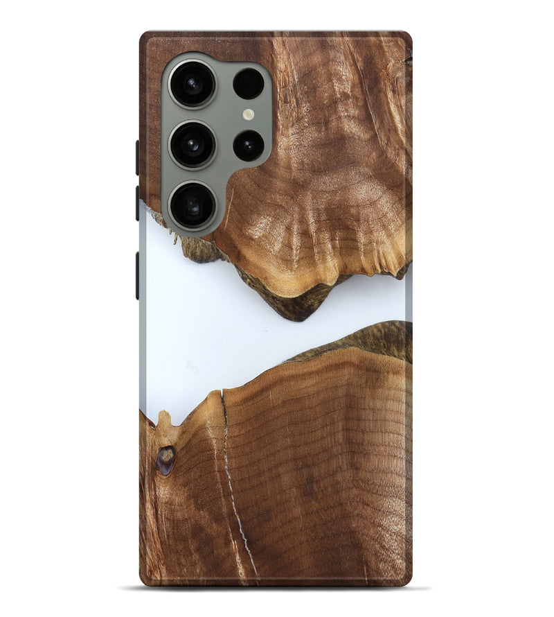 Galaxy S24 Ultra Wood Live Edge Phone Case - Matteo (Clear, 827241)