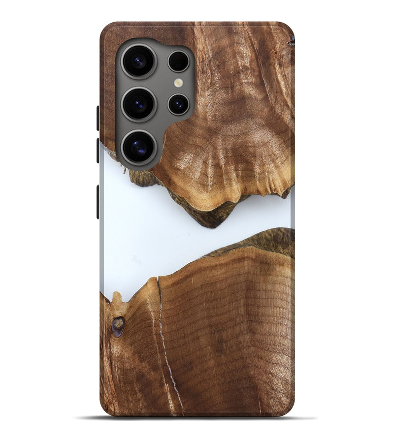 Galaxy S25 Ultra Wood Live Edge Phone Case - Matteo (Clear, 827241)