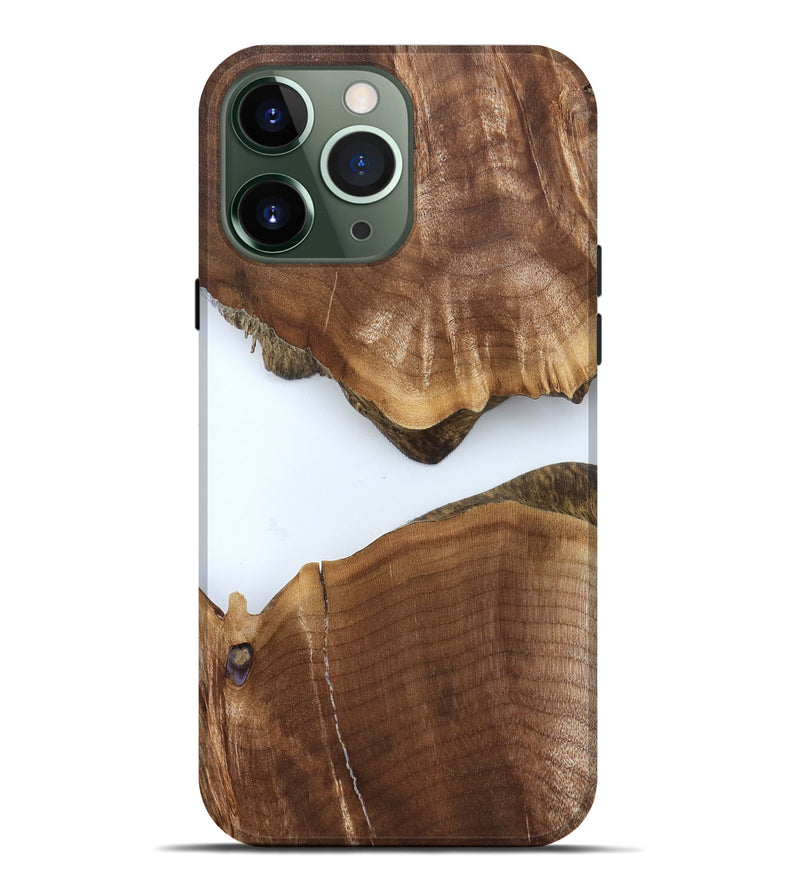 iPhone 13 Pro Max Wood Live Edge Phone Case - Matteo (Clear, 827241)