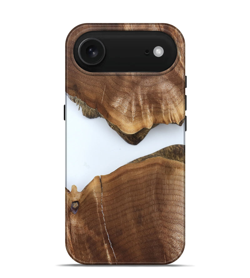 iPhone 17 Air Wood Live Edge Phone Case - Matteo (Clear, 827241)