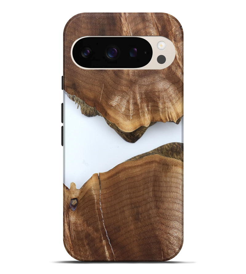 Pixel 10 Pro XL Wood Live Edge Phone Case - Matteo (Clear, 827241)