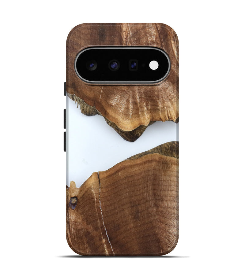 Pixel 11 Pro Wood Live Edge Phone Case - Matteo (Clear, 827241)