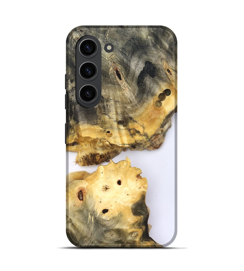 Galaxy S23 Wood Live Edge Phone Case - Rayden (Clear, 827243)