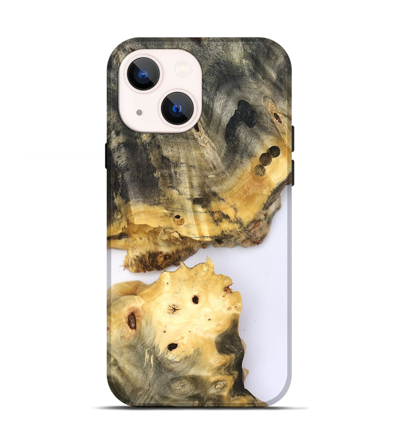 iPhone 13 Wood Live Edge Phone Case - Rayden (Clear, 827243)