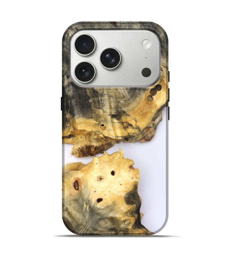 iPhone 17 Pro Wood Live Edge Phone Case - Rayden (Clear, 827243)