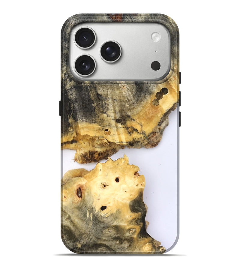 iPhone 17 Pro Max Wood Live Edge Phone Case - Rayden (Clear, 827243)