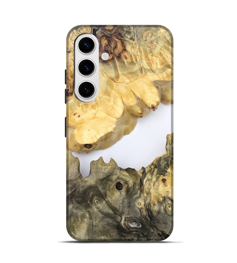 Galaxy S25 Wood Live Edge Phone Case - Rashida (Clear, 827245)