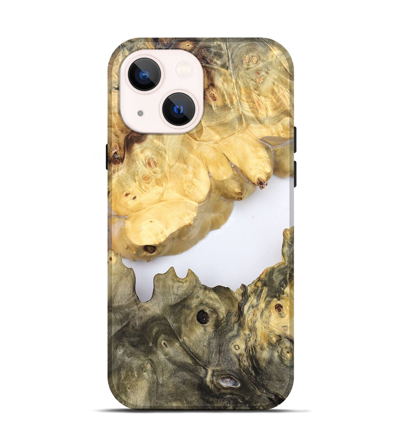 iPhone 14 Wood Live Edge Phone Case - Rashida (Clear, 827245)