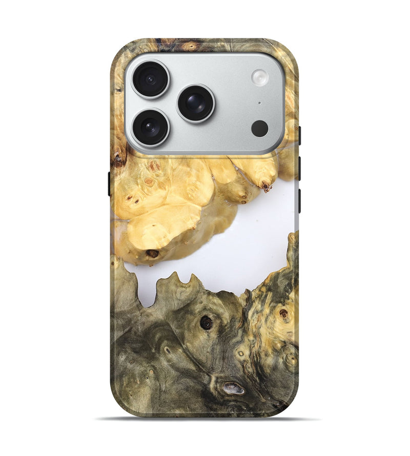iPhone 18 Pro Wood Live Edge Phone Case - Rashida (Clear, 827245)