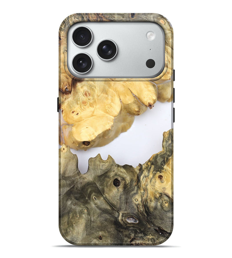 iPhone 18 Pro Max Wood Live Edge Phone Case - Rashida (Clear, 827245)