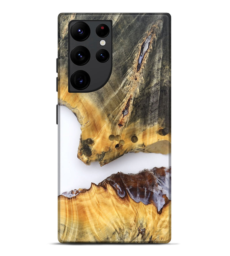Galaxy S22 Ultra Wood Live Edge Phone Case - Maybell (Clear, 827246)