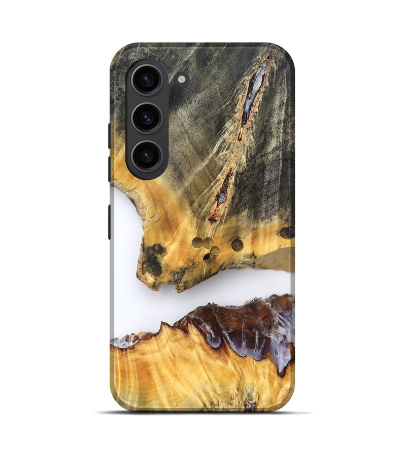 Galaxy S23 Wood Live Edge Phone Case - Maybell (Clear, 827246)
